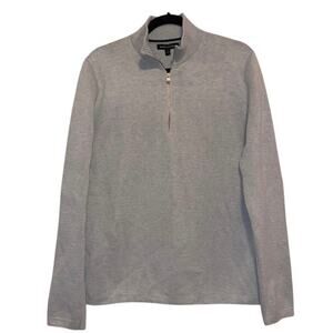 Banana Republic CoolMax Milano Quarter-Zip Pullover Large